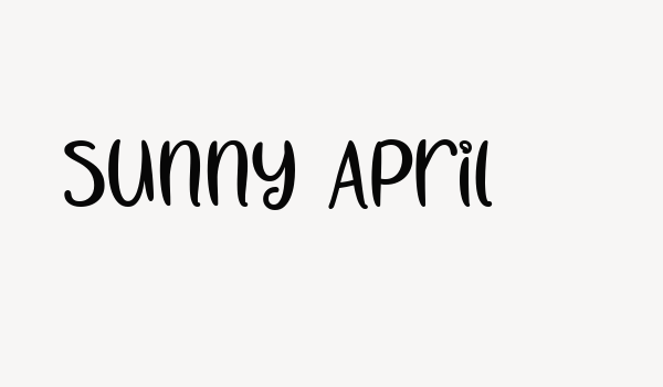 Sunny April Font