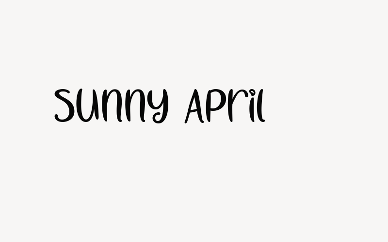 Sunny April Font