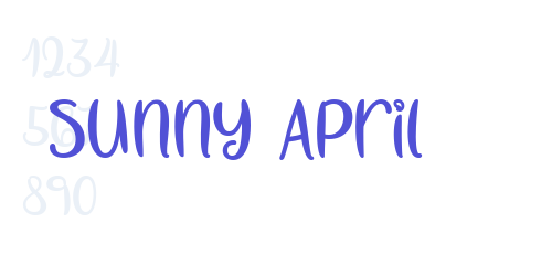 Sunny April-font-download