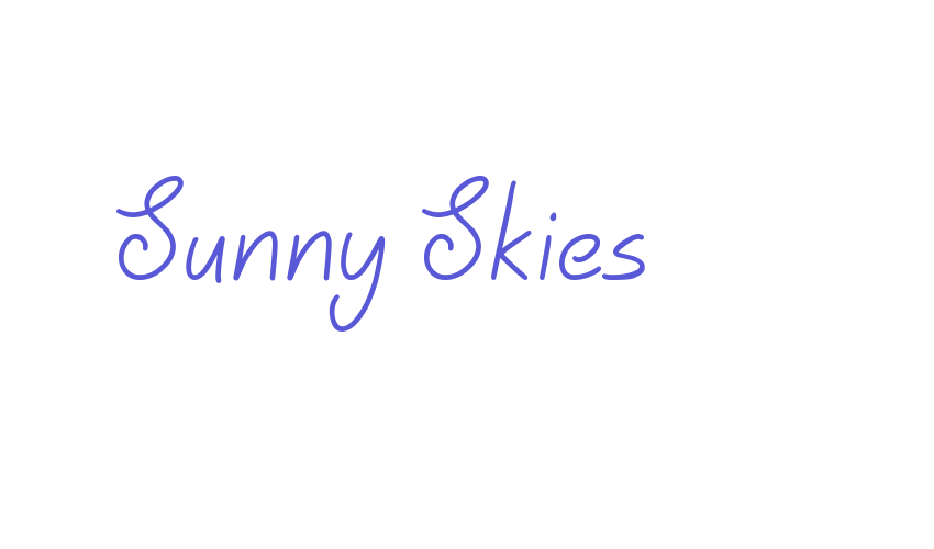 Sunny Skies Font Download