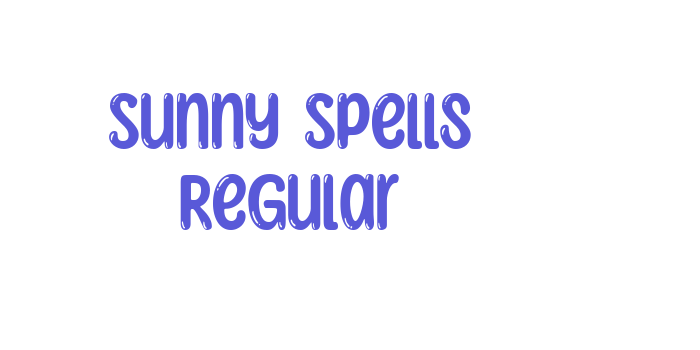 Sunny Spells Regular Font Download