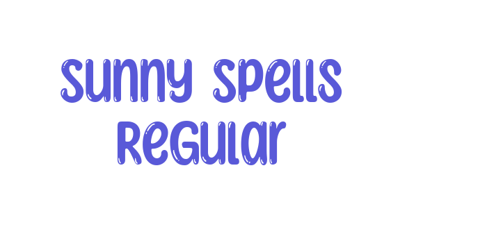 Sunny Spells Regular Font