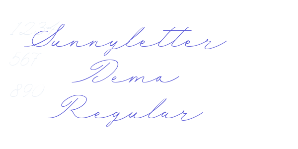 Sunnyletter Demo Regular font free