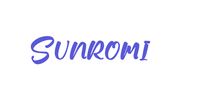 Sunromi Font Download