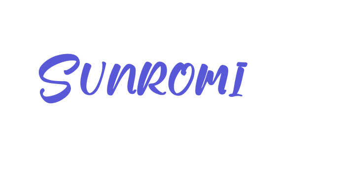 Sunromi Font