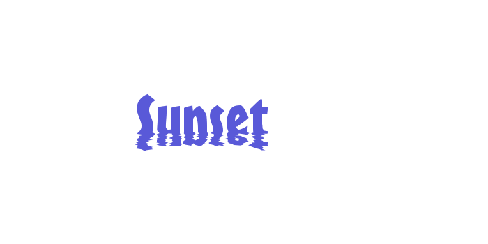 Sunset Font Download