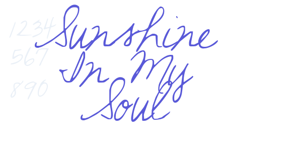 Sunshine In My Soul font free