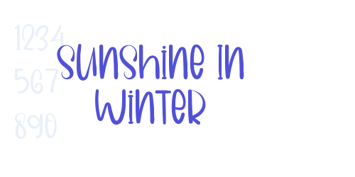 Sunshine In Winter-font-download