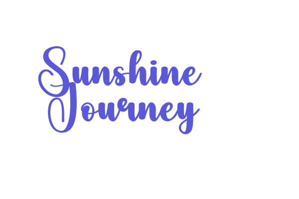 Sunshine Journey Font