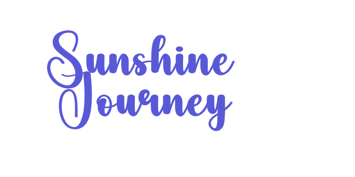 Sunshine Journey Font Download