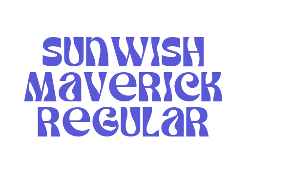 Sunwish Maverick Regular Font