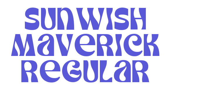 Sunwish Maverick Regular Font