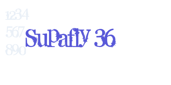 Supafly 36 font free