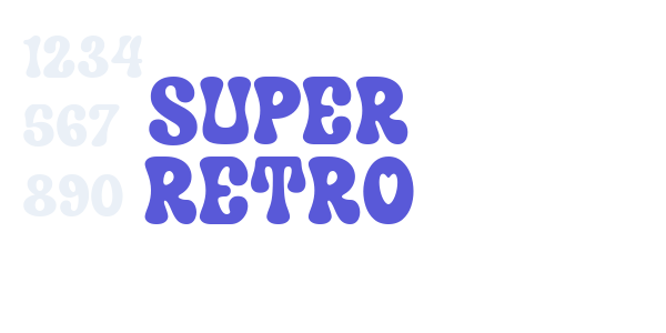 Super Retro font free