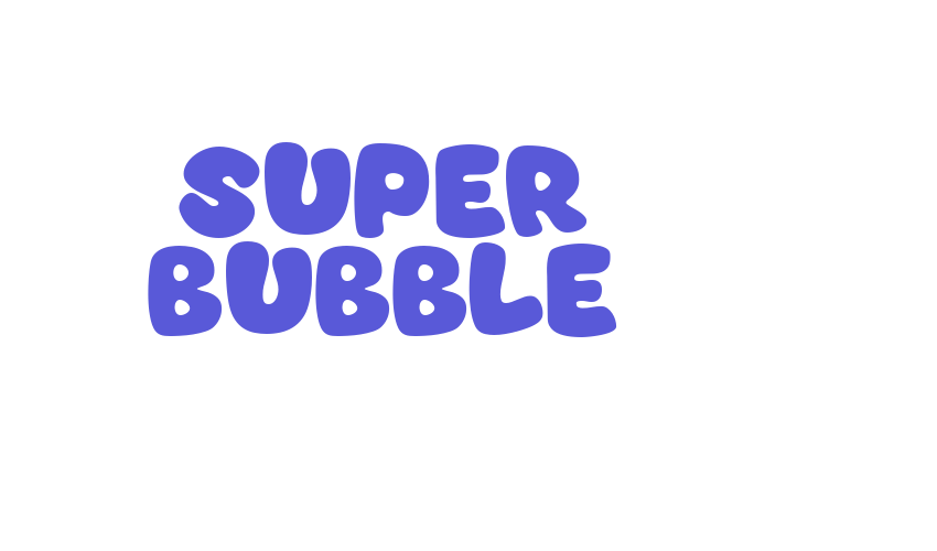 Super Bubble Font Download