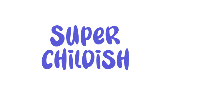 Super Childish Font Download