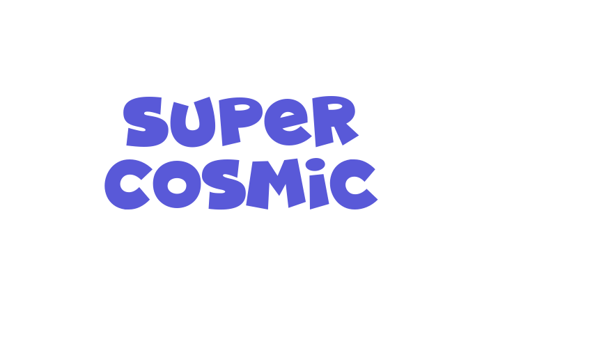 Super Cosmic Font