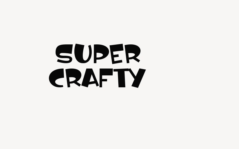 Super Crafty Font