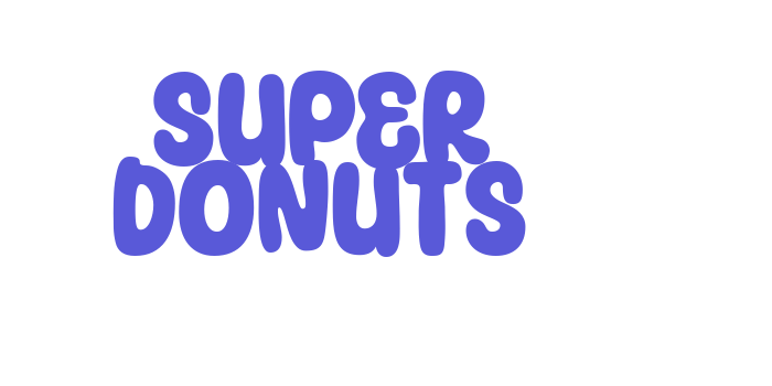 Super Donuts Font Download