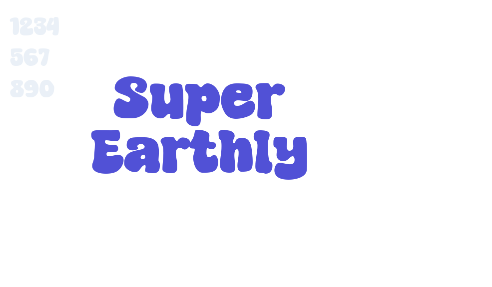 Super Earthly-font-download