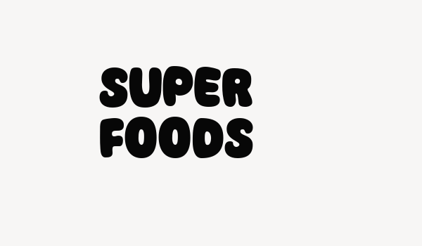 Super Foods Font