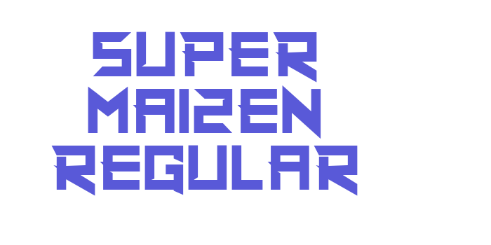 Super Maizen Regular Font Download