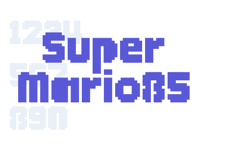 Super Mario85 Font