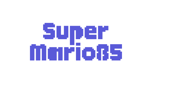 Super Mario85 Font Download