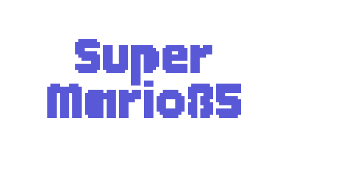 Super Mario85 Font