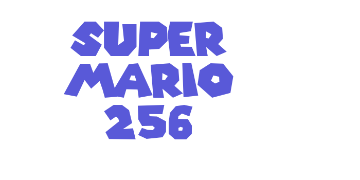 Super Mario 256 Font Download