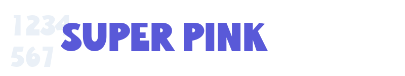 Super Pink-related font