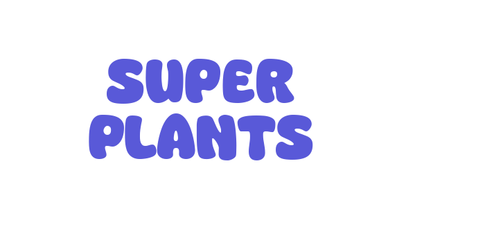 Super Plants Font Download