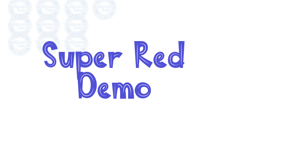 Super Red Demo-font-download