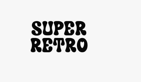 Super Retro Font