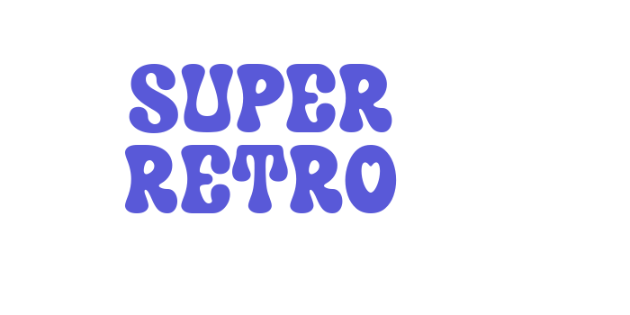 Super Retro Font