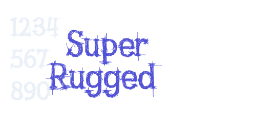 Super Rugged-font-download