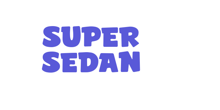 Super Sedan Font Download