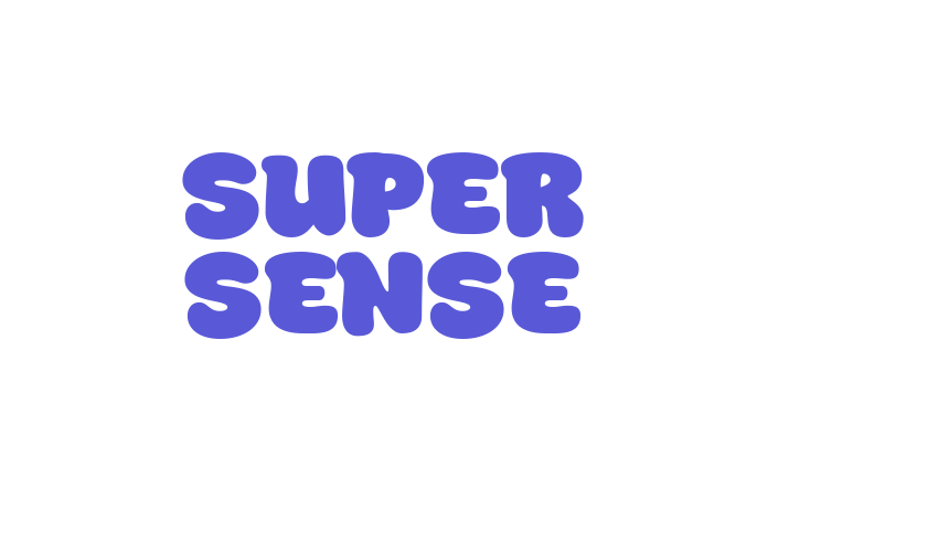 Super Sense Font Download