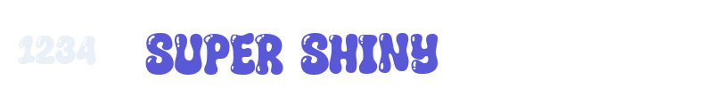 Super Shiny font