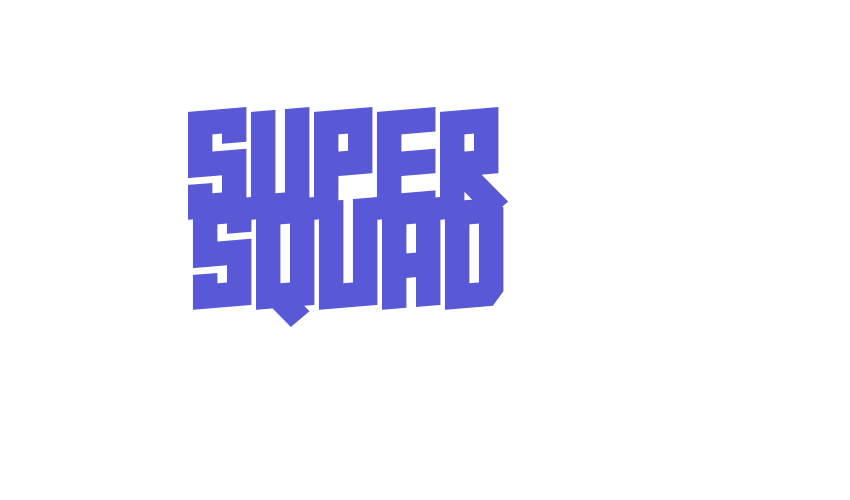 Super Squad Font