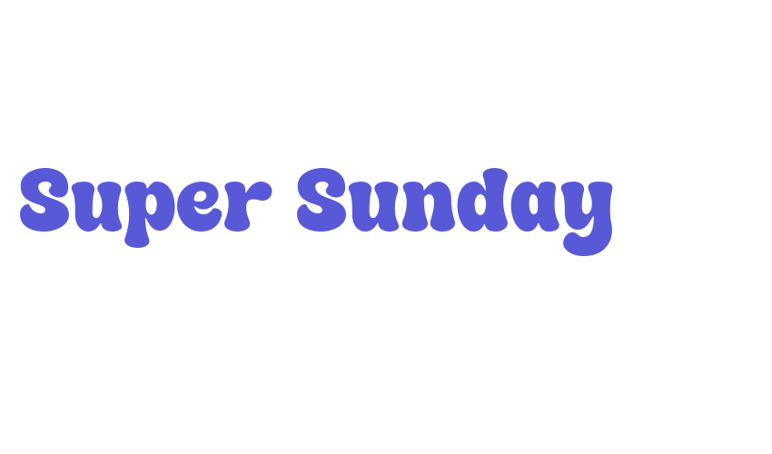 Super Sunday Font Download