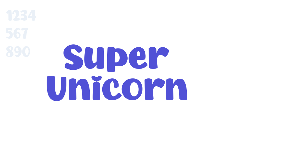 Super Unicorn-font-download