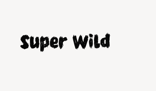 Super Wild Font