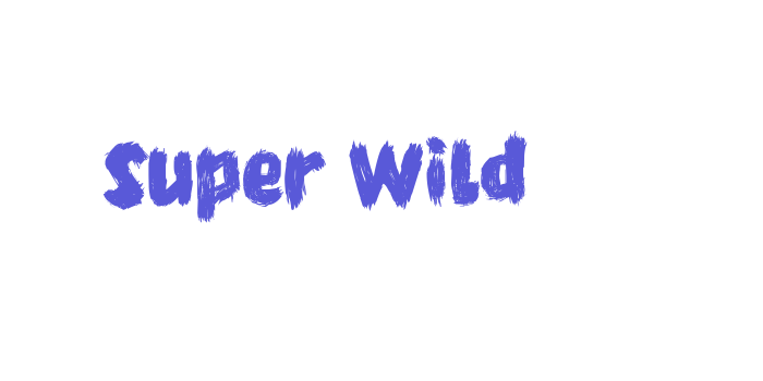 Super Wild Font Download