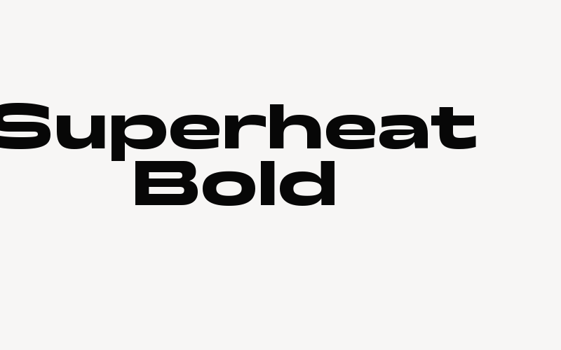 Superheat Bold Font