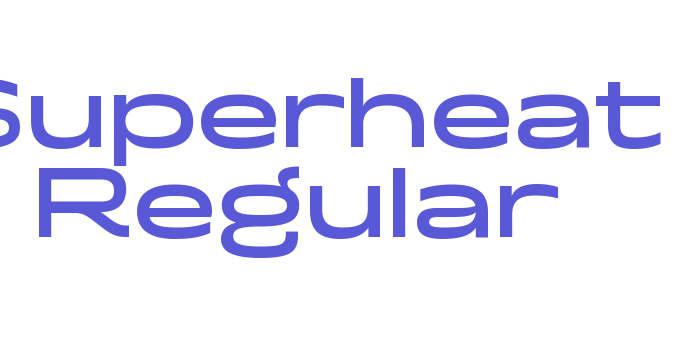 Superheat Regular Font