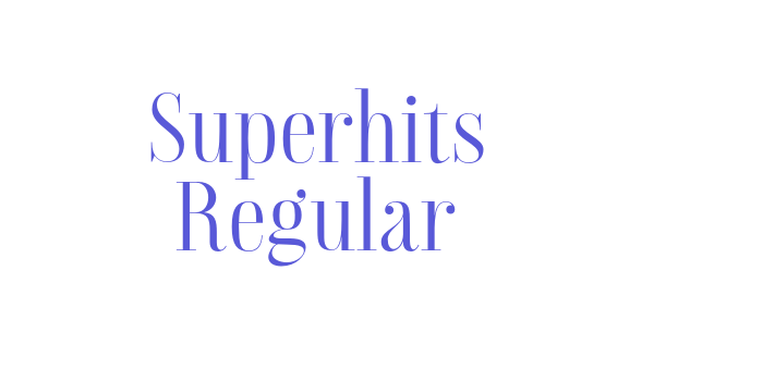 Superhits Regular Font Download