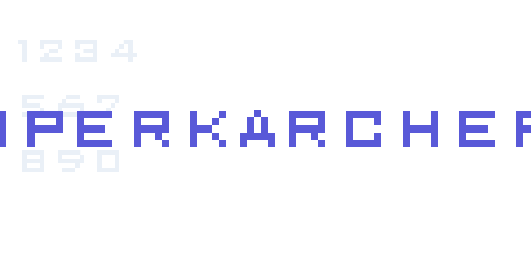 Superkarcher font free