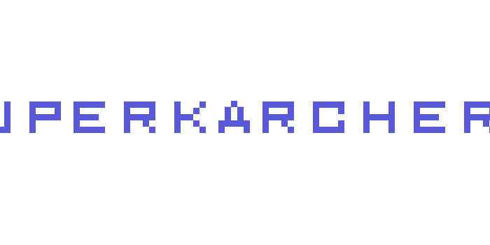 Superkarcher Font Download