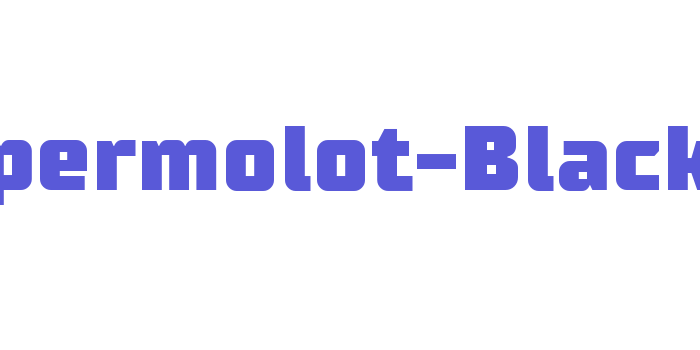 Supermolot-Black Font Download